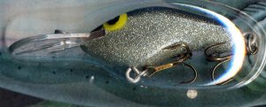 Vintage (1987) POE'S SUPER CEDAR Gray Glitter 1191 Lure