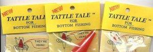 100 Wholesale Lot Tattle Tail Red/White Fishing Bobbers