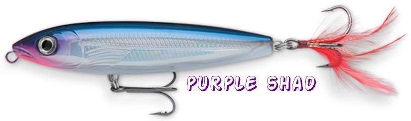 Rapala X-RAP Purple Shad Walk-The-Dog (XRW09 PS) NEW Fishing Lure w/SureSet Hook