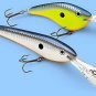 Rapala Trolls-To-10 Pearl Grey Shiner (TTM10) Fishing Lure - Swims to 10 ft Deep