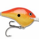 Vintage Rapala 2-1/4" Gold Fluorescent Red Fishing Lure NIB DTSS10 GFR