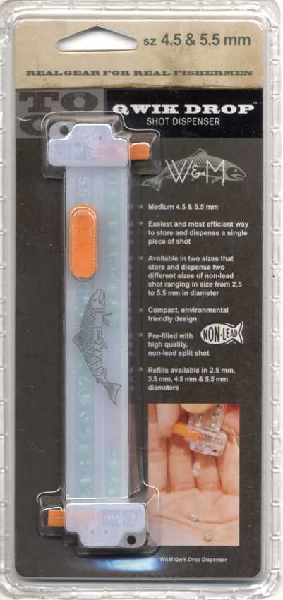 W&M Qwik Drop Shot Non-Lead 4.5/5.5mm Weight Dispenser