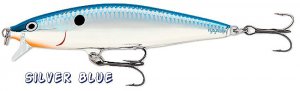 Rapala SILVER BLUE Flat Rap (FLR06 SB) NEW 2-1/2" Balsa Fishing Lure