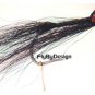 Clouser Chartreuse & White Minnow Fly Fishing Flies - Six Flies in Hook Size 2/0