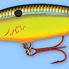 Rapala Bleeding Hot Olive Deep Diving, Rattling Tail Dancer Lure (TDD09 BHO)