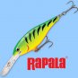 Rapala FireTiger Shad Rap Balsa Hardbait Deep Diving Fishing Lure (SR05 FT)
