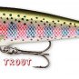 Rapala Countdown 2-3/4" Rainbow Trout Slow-Sinking Fishing Lure (CD-7 RT)