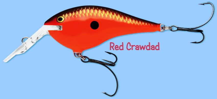 Rapala Red Crawdad DT Thug (DTTSS RCW) Fishing Lure w/ VMC SureSet Hooks