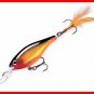 Rapala GOLD X-RAP Shad (XRS06 G) Suspending Slashbait Fishing Lure