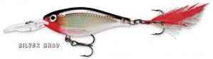 Rapala X-RAP Silver Shad (XRS06 S) Suspending/Rattling Slashbait Fishing Lure