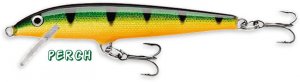 NEW Rapala Original Floating PERCH 2-3/4" Balsa Fishing Lure (F07 P)