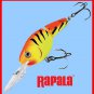 Rapala Jointed Hot Tiger Shad Rap (JSR05 HT) Suspending Rattling Fishing Lure