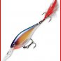 Rapala X-RAP Purple Gold (XRS08 PG) Suspending Rattling Shad Slashbait Lure