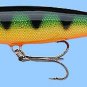 Rapala (MR11 P) "Deep Runner" Perch Minnow Rap Balsa Fishing Lure