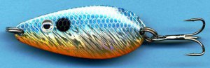 Apex Blue & Orange 1/2 ounce Prism Spoon for Bass, Walleye & Northern Pike