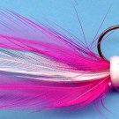 Apex Pink & White Feather Jigs (4-pak) for Bass, Trout & Walleye