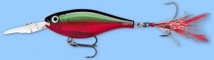 Rapala X-RAP Shad Red Crawdad (XRSSS06 RCW) NEW Fishing Lure with SureSet Hook