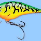 Rapala Firetiger DT Thug (DTTSS FT) Balsa Fishing Lure w/ VMC SureSet Hooks