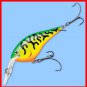 Rapala Firetiger DT Thug (DTTSS FT) Balsa Fishing Lure w/ VMC SureSet Hooks