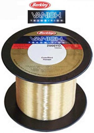 Berkley Transition 6 LB Test Crimson Red Fluorocarbon Fishing Line - 2000 yds