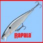 Rapala SILVER Flat Rap (FLR08 S) NEW 3-1/8" Balsa Fishing Lure
