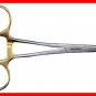 Loon High Quality Stainless Steel 5-1/2" Gold/Steel Colored Forceps with Needle