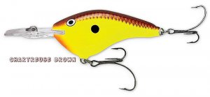 Rapala Flat Dives-to-7 Ft SureSet Chart Brown Lure