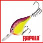 Rapala Chart Purple Shiner Lure Dives 10' RED VMC Hooks