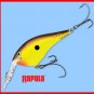 Rapala Chartreuse Brown DT Thug (DTTSS CTB) Fishing Lure w/ VMC SureSet Hooks