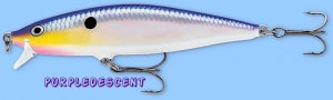 Rapala PURPLEDESCENT (FLR08 PDS) Flat Rap NEW 3-1/8" Balsa Fishing Lure
