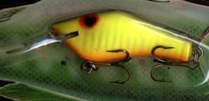 Vintage (1987) POE'S SUPER CEDAR Silver/Chartreuse #247