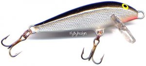 Vintage Rapala Silver 2" CountDown (CD05-S) Sinking Lure ** Made in FINLAND! **