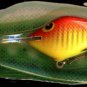 Vintage POE'S SUPER CEDAR Yellow/Red Crawdad 335 Lure