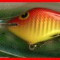 Vintage POE'S SUPER CEDAR Yellow/Red Crawdad 335 Lure