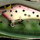 Vintage POE'S SUPER CEDAR Rainbow Trout Lure #825