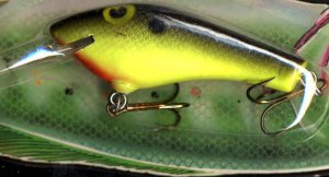 Vintage POE'S SUPER CEDAR Tennessee Shad Lure #827