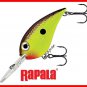 Rapala Hot Mustard (CRR14 HM) Crankin' Rap Loud Rattle Floating Fishing Lure