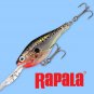 NEW Rapala Glass Black Shad (GSR05 GBK) Shad Rap Rattling Fishing Lure