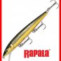 NEW Rapala GOLD/Orange Husky Jerk Rattling, Suspending (HJ08 G) Fishing Lure