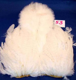 NEW Whiting Hoffman Premium #1 White Soft Hackle with Chickabou Feathers