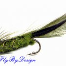 Olive Matuka Fly Fishing Flies - Twelve Flies in Hook Size of Your Choice