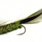 Olive Matuka Fly Fishing Flies - Twelve Flies in Hook Size of Your Choice