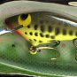 Vintage POE'S SUPER CEDAR Chartreuse Baby Bass 834 Lure