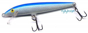 Vintage Blue Original Floating Rapala Lure F11 B with Papers (Ireland)