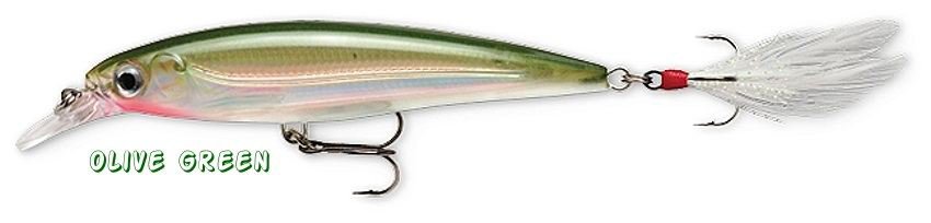 Rapala X-RAP Olive Green Suspending + Rattling Slashbait Lure - XR08 OG