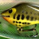 Vintage POE'S SUPER CEDAR Chartreuse Baby Bass 334 Lure