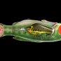 Vintage POE'S SUPER CEDAR Chartreuse Baby Bass 334 Lure
