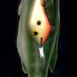Vintage POE'S SUPER CEDAR Bone with Hot Belly #344 Lure