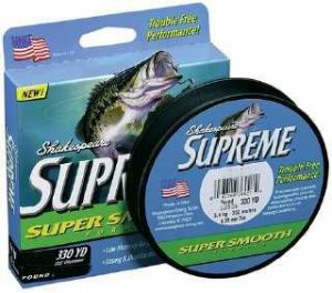 Shakespeare Super Smooth 14 LB Test Green Fishing Line - 330 Yards