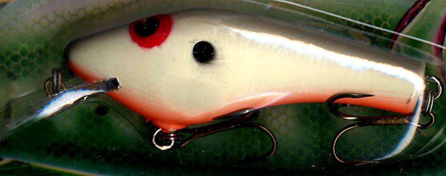 Vintage (1987) POE'S SUPER CEDAR Pearl/Grey Lure #840